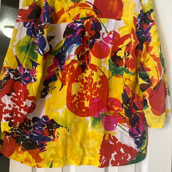 Antonio Melani 100%silk , floral women’s blouse L,perfect conditions - Picture 7 of 8